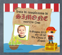 invito compleanno pirata